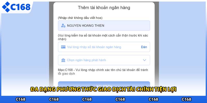 Đa dạng phương thức giao dịch tài chính tiện lợi