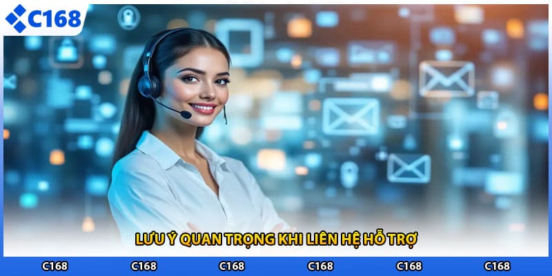 Lưu ý quan trọng khi liên hệ hỗ trợ