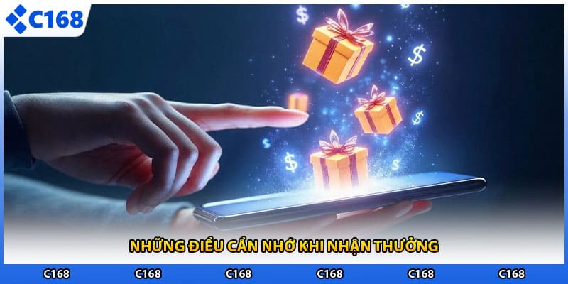 Những điều cần nhớ khi nhận thưởng